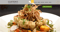 Desktop Screenshot of claytonssiestagrille.com